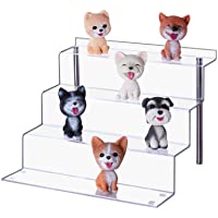 LileZbox - Expositor de acrílico para Figuras Funko Pops Amiibo- Estante Grande de 4 peldaños para postres- 12 x 11 x 8…